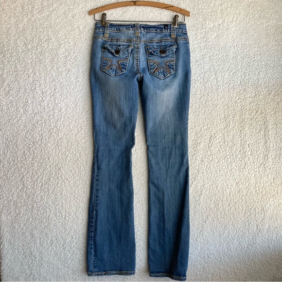 Z2 Jeans Juniors low-rise bootcut flare denim, Sz 5 - Picture 14 of 16
